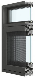 BH110窄邊斷橋系統窗（外開）